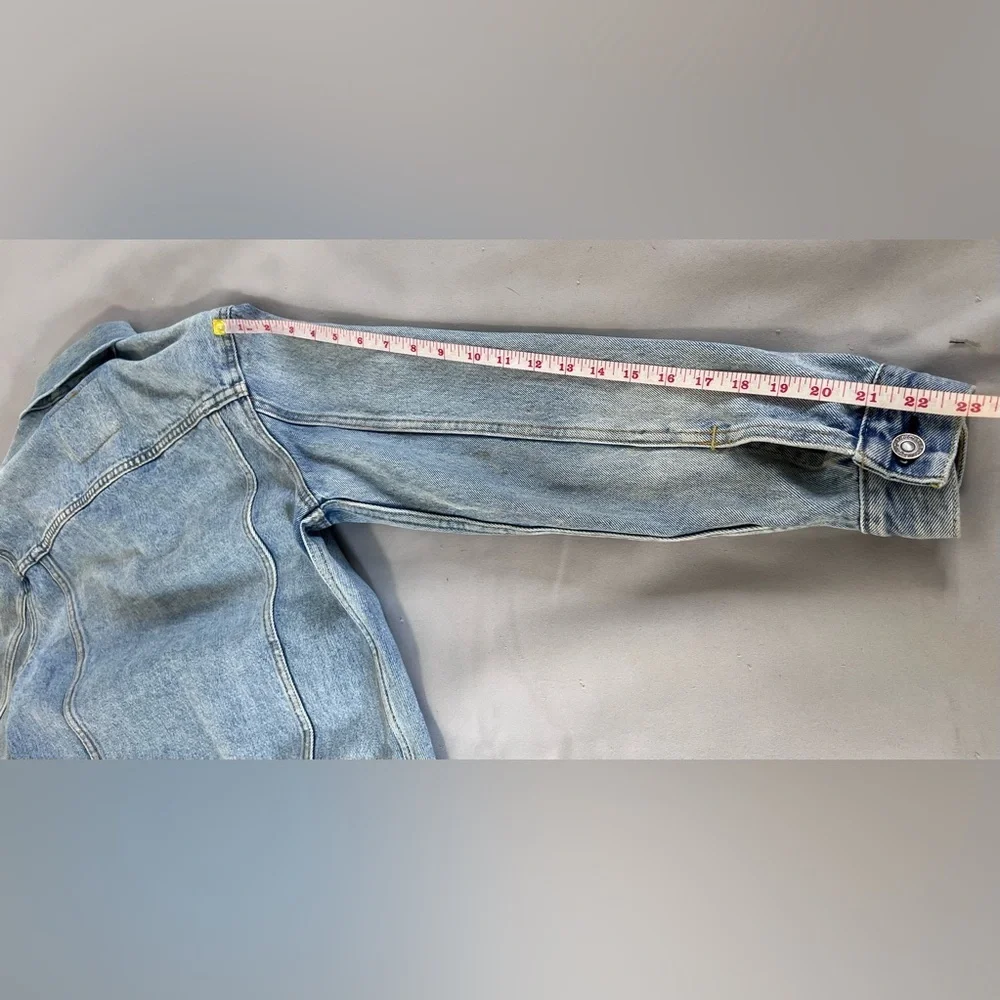 Levis Jacket Mens Sz Small Blue Vintage Premium Jean‎ Denim Trucker Cotton